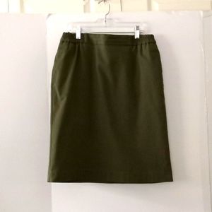 Five to Nine Vintage Women's Casual Skirt - Size (10) - Green